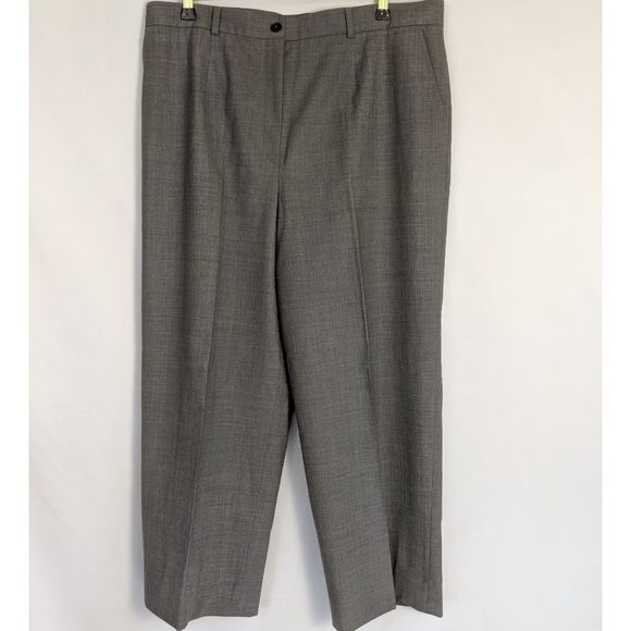 Zanella Dress Pants Womens Plus Size 16 Trouser Gray Stretch Pocket Straight - Picture 6 of 13
